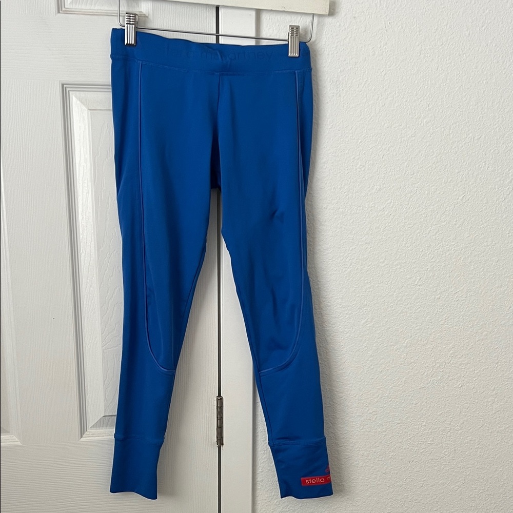 Stella McCartney adidas Vibrant Blue Kids Leggings